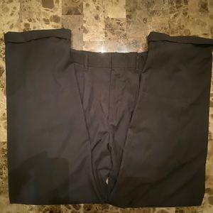 Men’s Haggar flex waist black dress pant 38x32